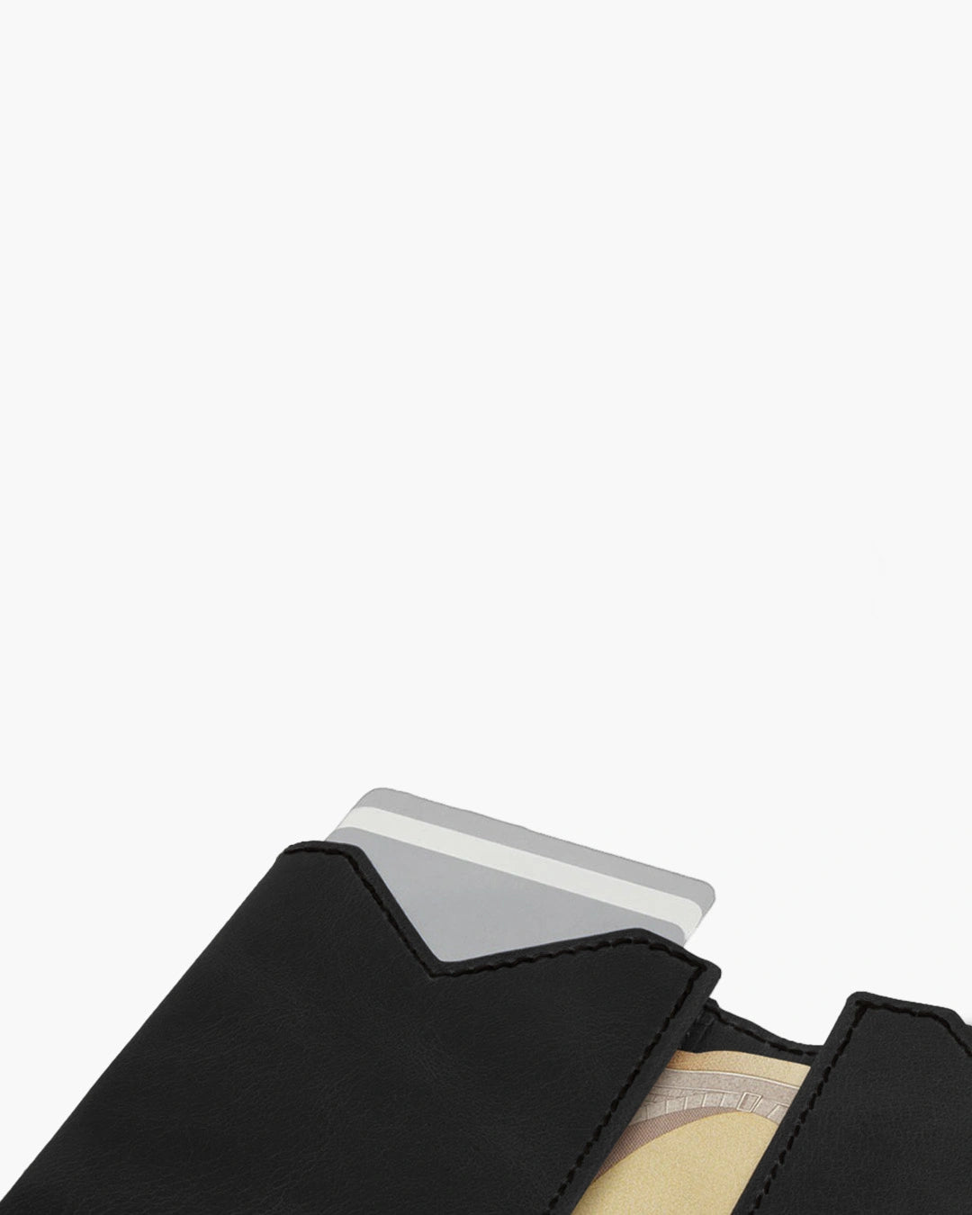 Cartera de Piel Land Black JEN