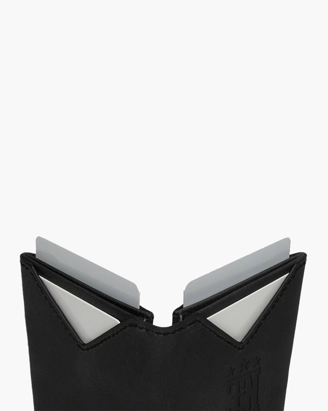 Cartera de Piel Land Black JEN