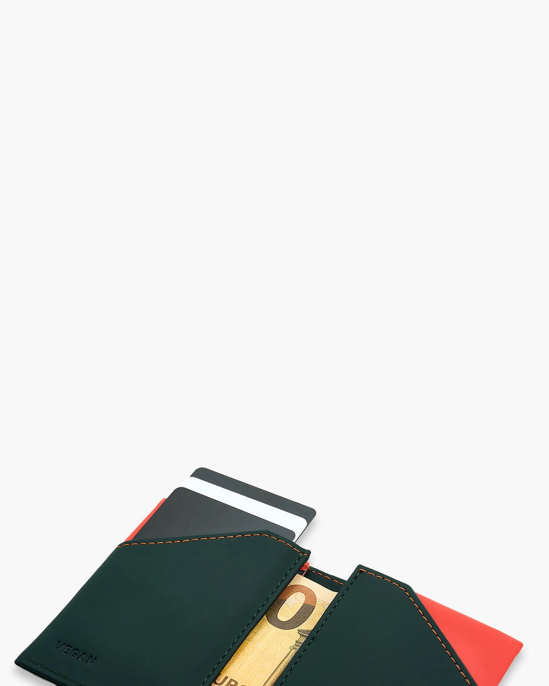 Cartera de Piel Vegana City Coral - Roik