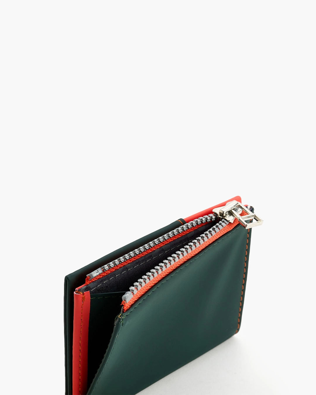 Cartera de Piel Vegana Zip Coin Coral - Roik