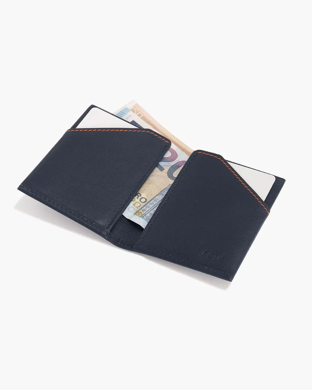 Cartera de Piel City Blue Navy - Roik