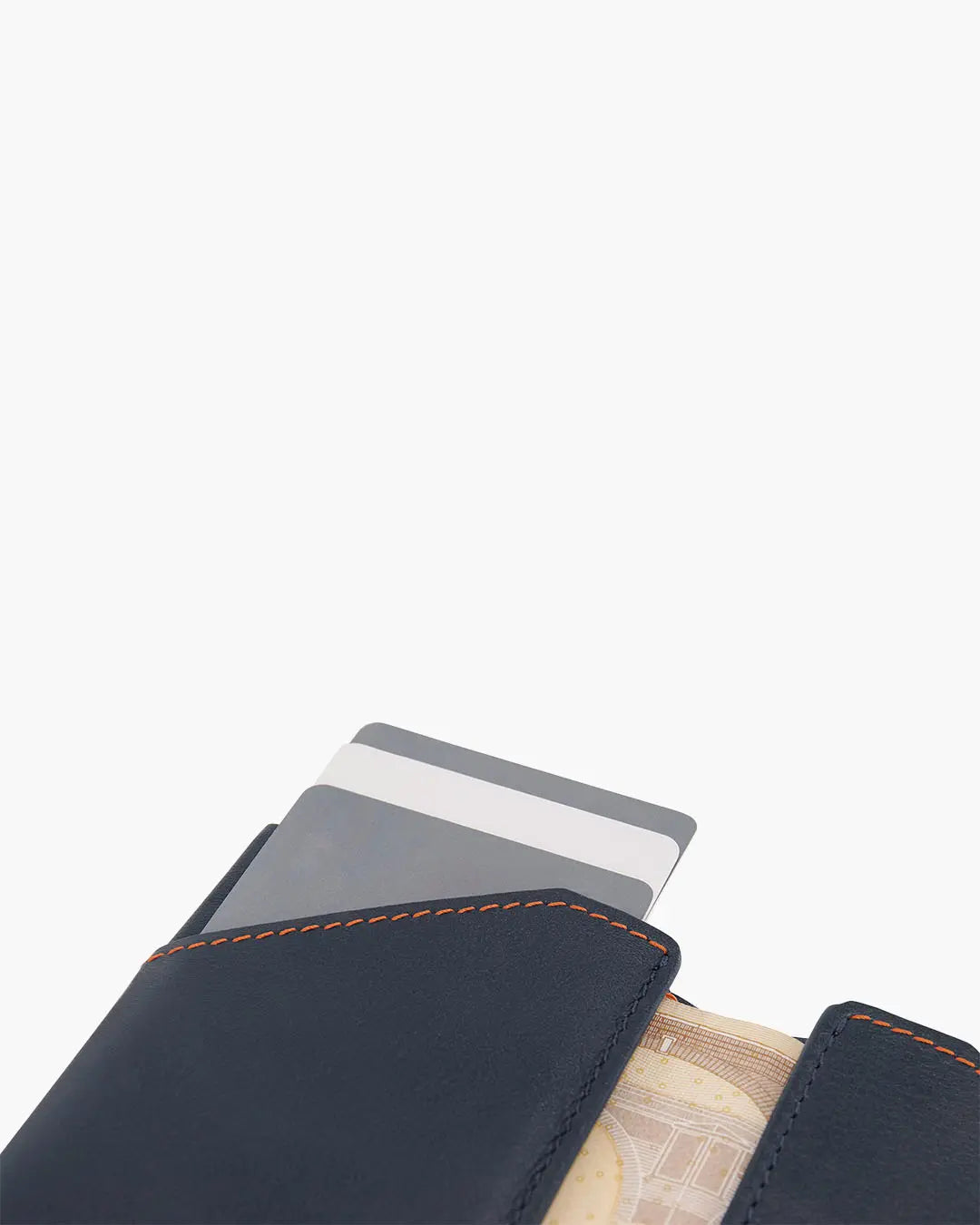 Cartera de Piel City Blue Navy - Roik
