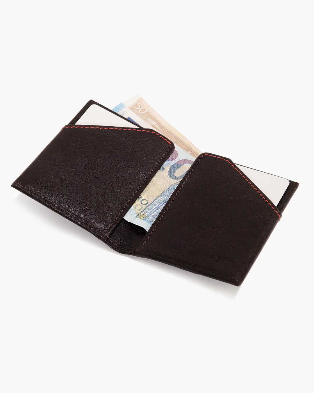 Cartera de Piel City Dark Brown - Roik