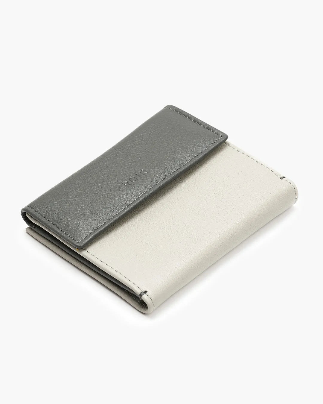 Cartera de Piel Flap Coin Pearl - Roik