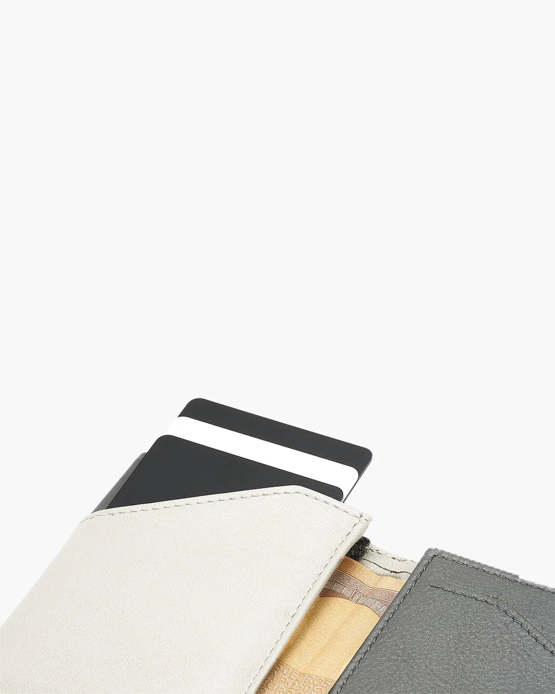 Cartera de Piel Flap Coin Pearl - Roik