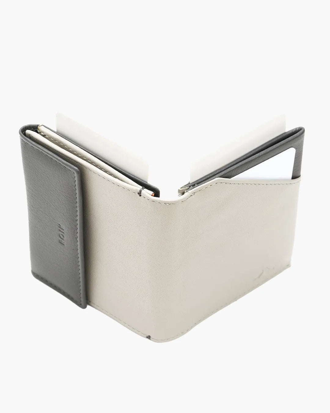 Cartera de Piel Flap Coin Pearl - Roik