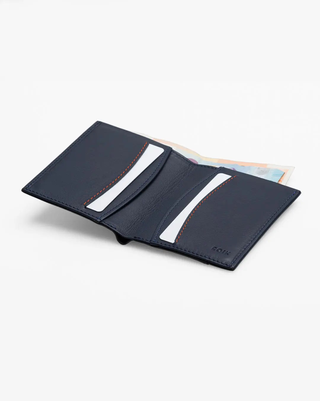 Cartera de Piel Avenue Blue Navy - Roik