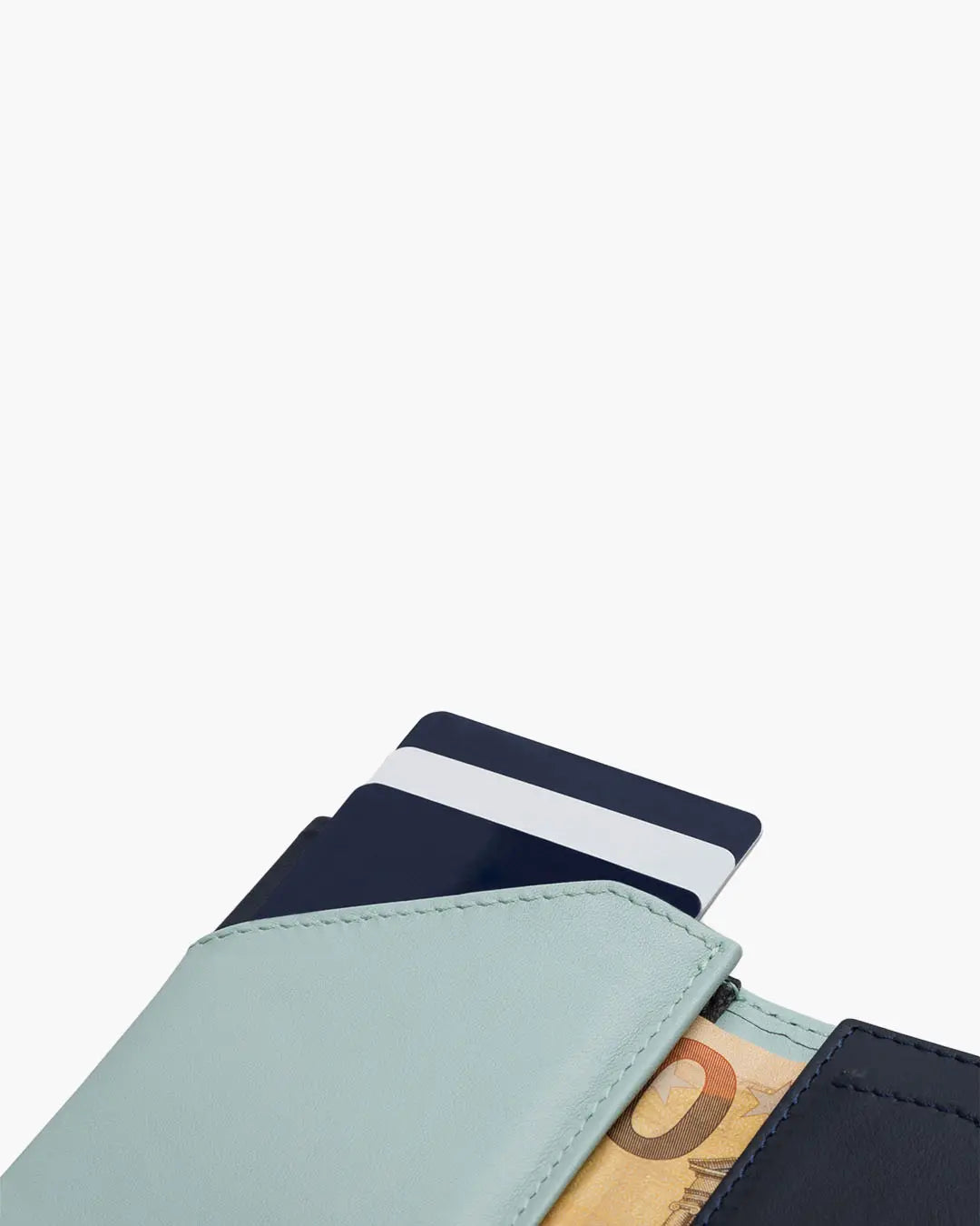 Cartera de Piel Zip Coin Cloud - Roik