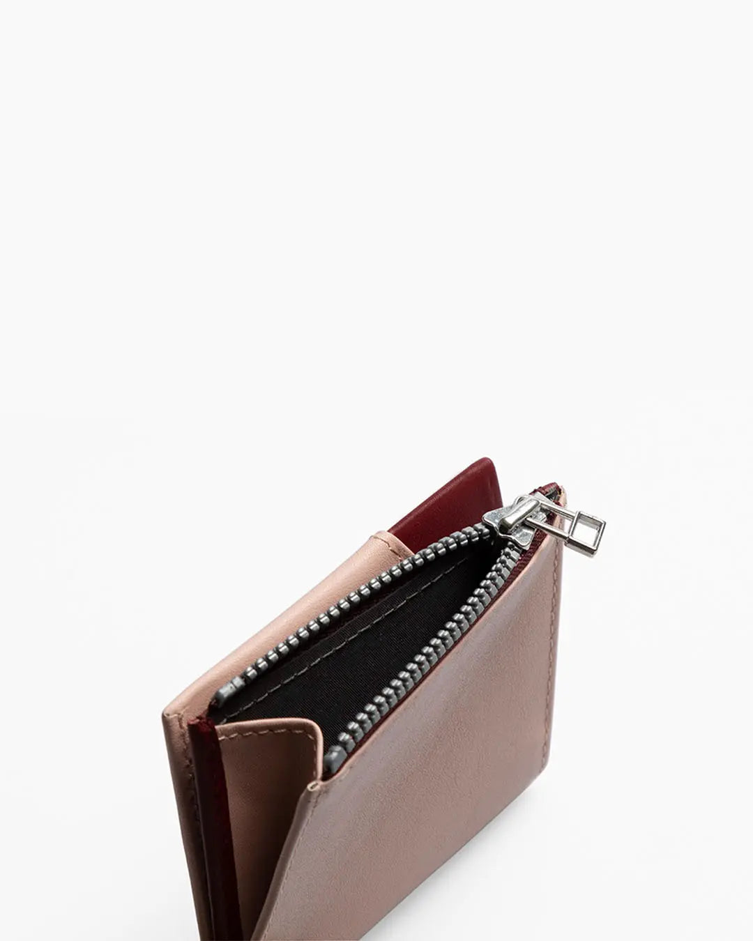 Cartera de Piel Zip Coin Flamingo - Roik