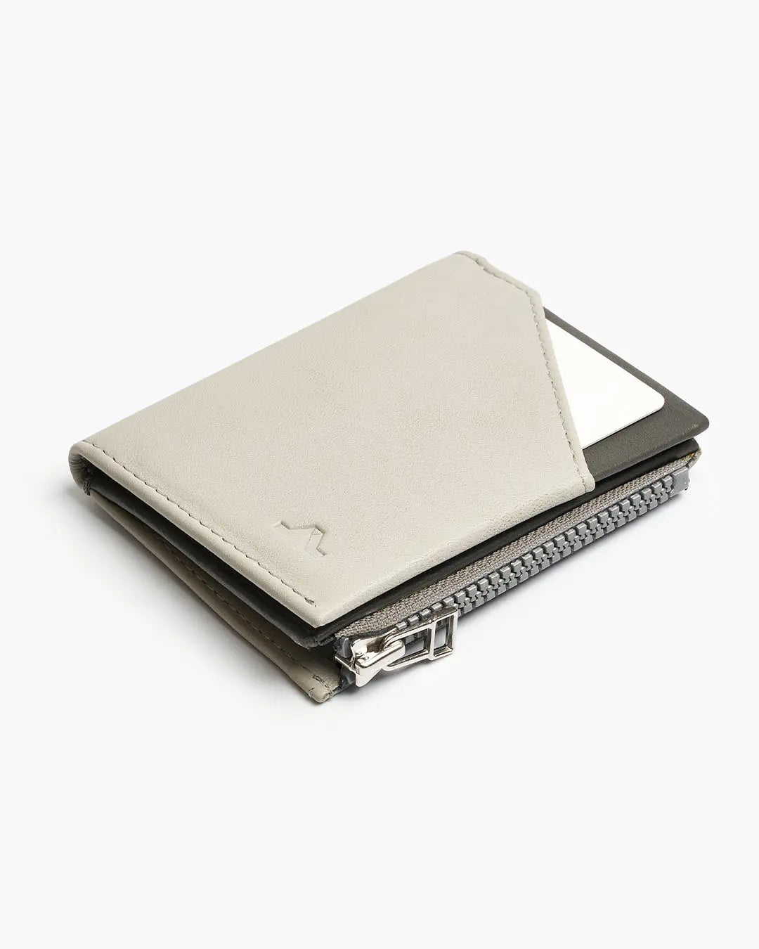 Men's and Women's Zip Coin Pearl Wallet Premium Leather ROIK