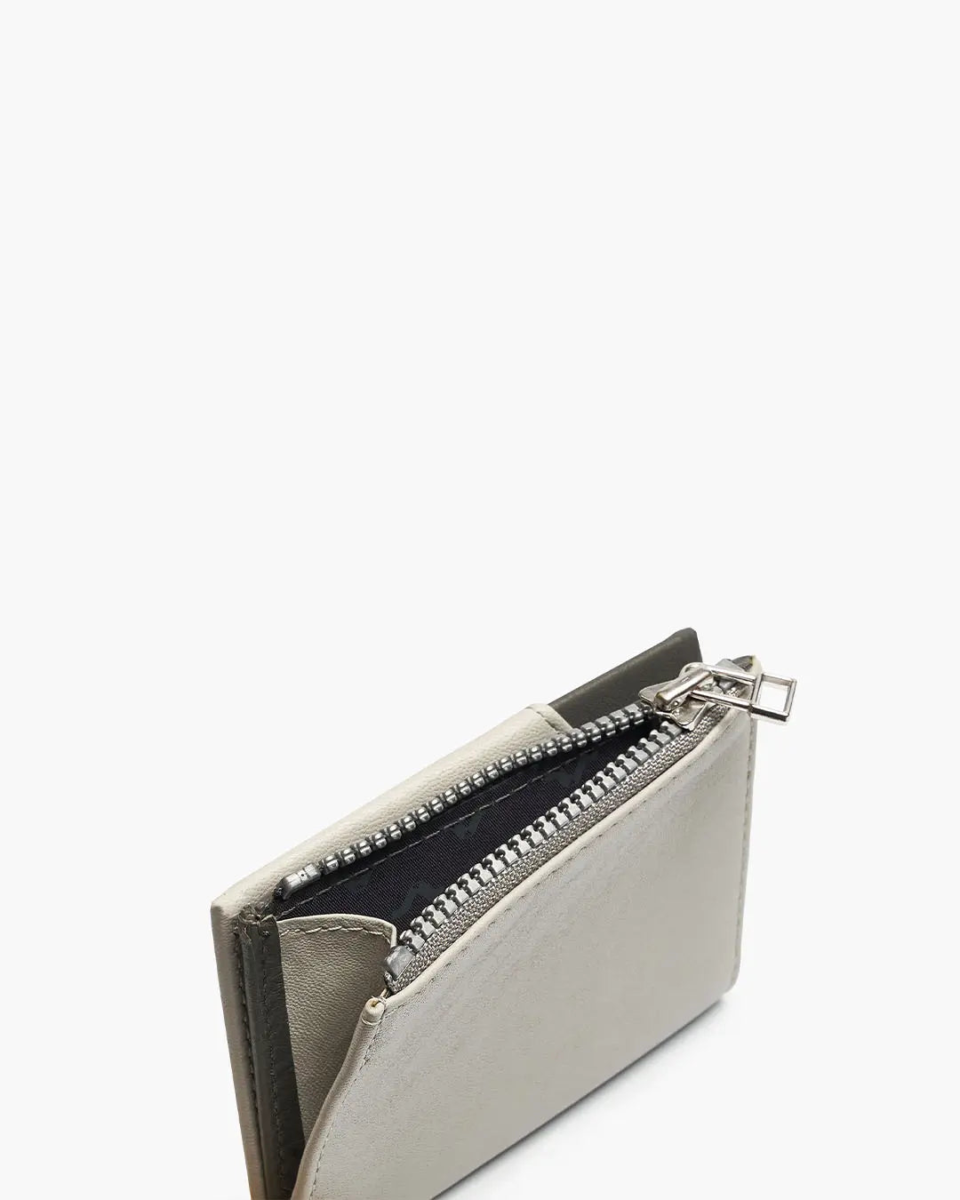 Cartera de Piel Zip Coin Pearl - Roik