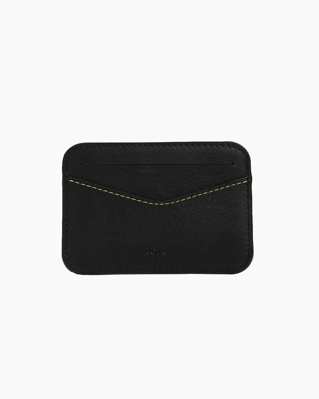 Tarjetero de piel ROIK District Black, vista 5